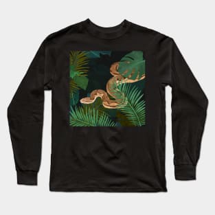 Jungle Python Snake Long Sleeve T-Shirt